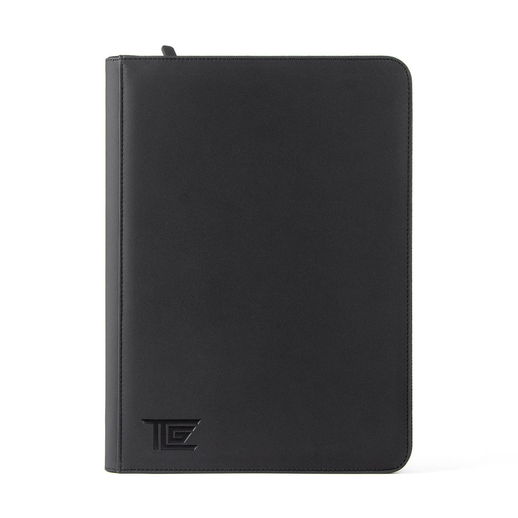 9-Pocket Zip Binder black - TCG-Storage