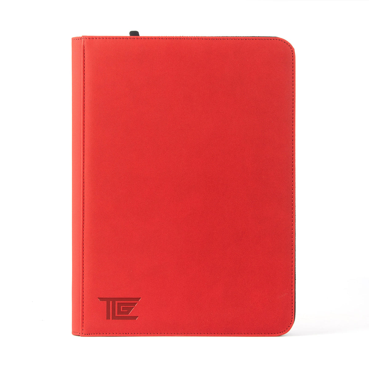 9-Pocket Zip Binder red - TCG-Storage