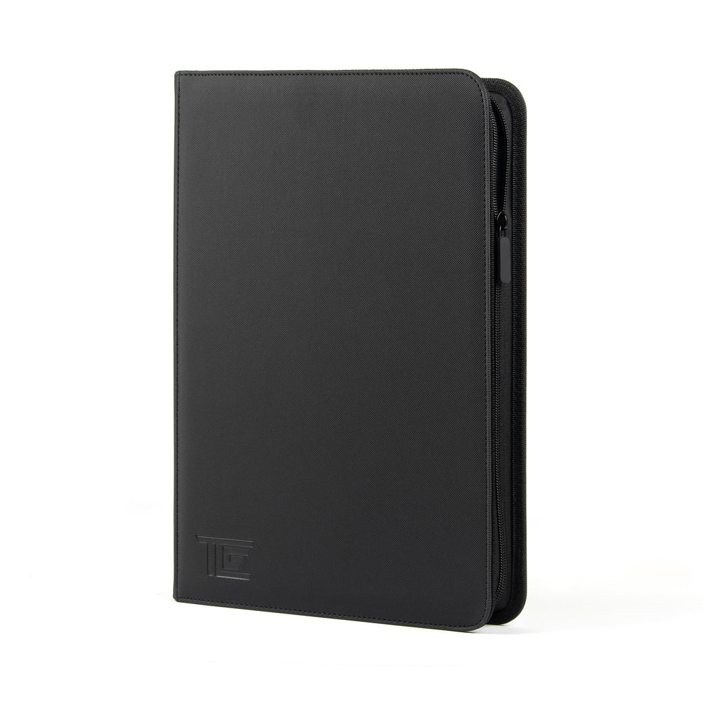9-Pocket Zip Binder black - TCG-Storage
