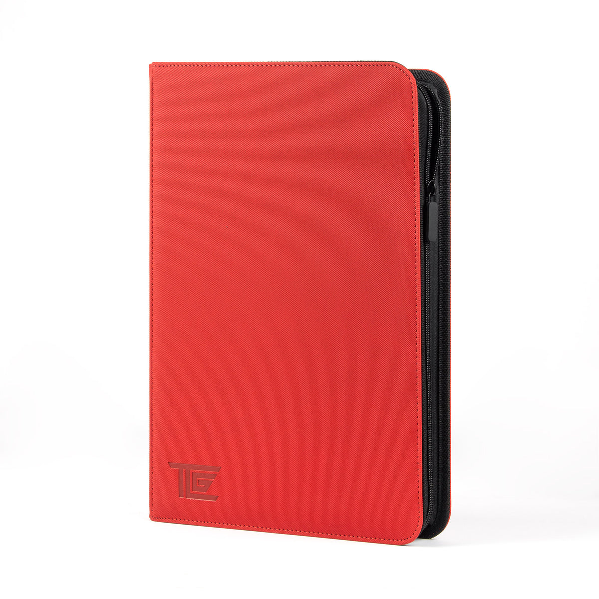 9-Pocket Zip Binder red - TCG-Storage