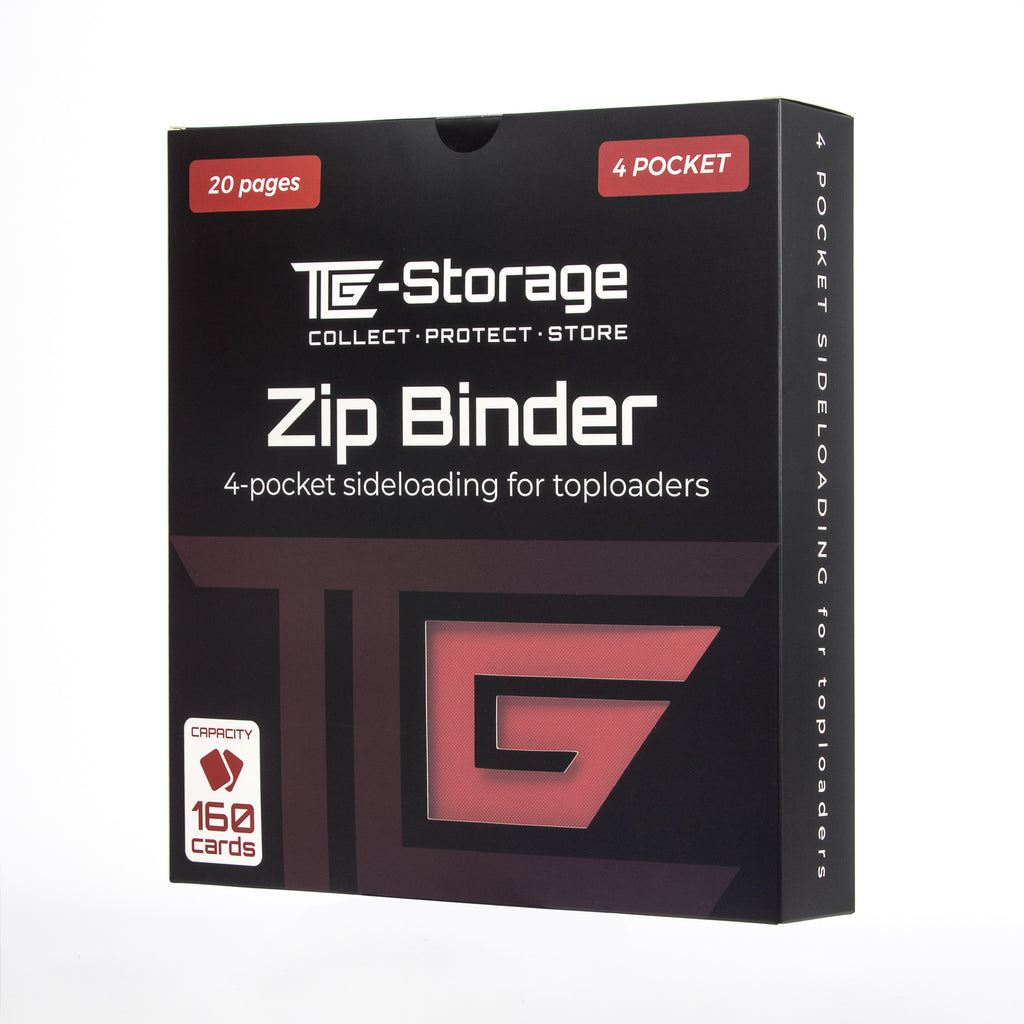 4-Pocket Toploader Zip Binder - TCG-Storage