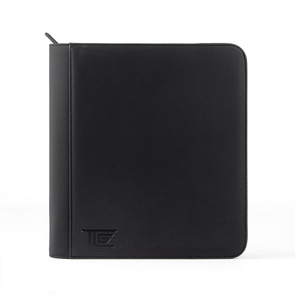 4-Pocket Toploader Zip Binder black - TCG-Storage
