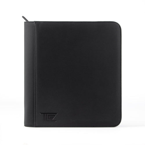 4-Pocket Toploader Zip Binder black - TCG-Storage